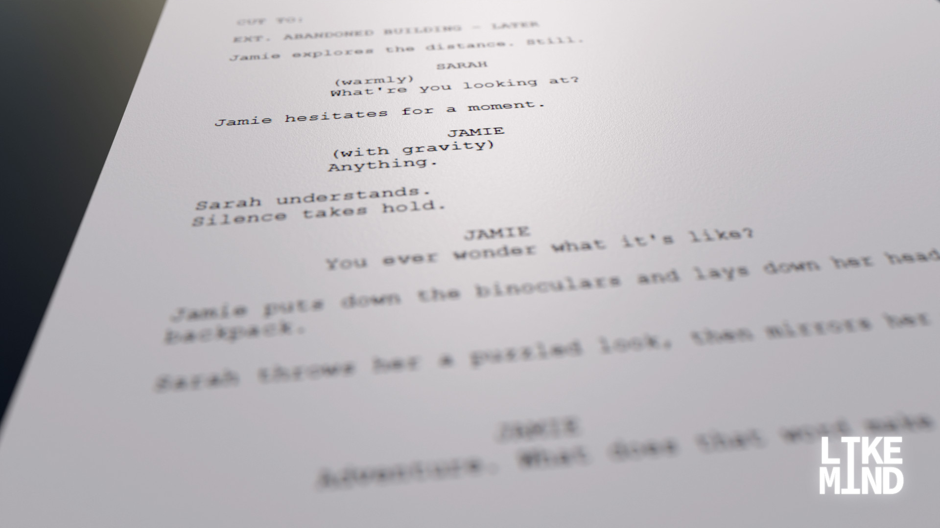 Likemind screenplay excerpt 2
