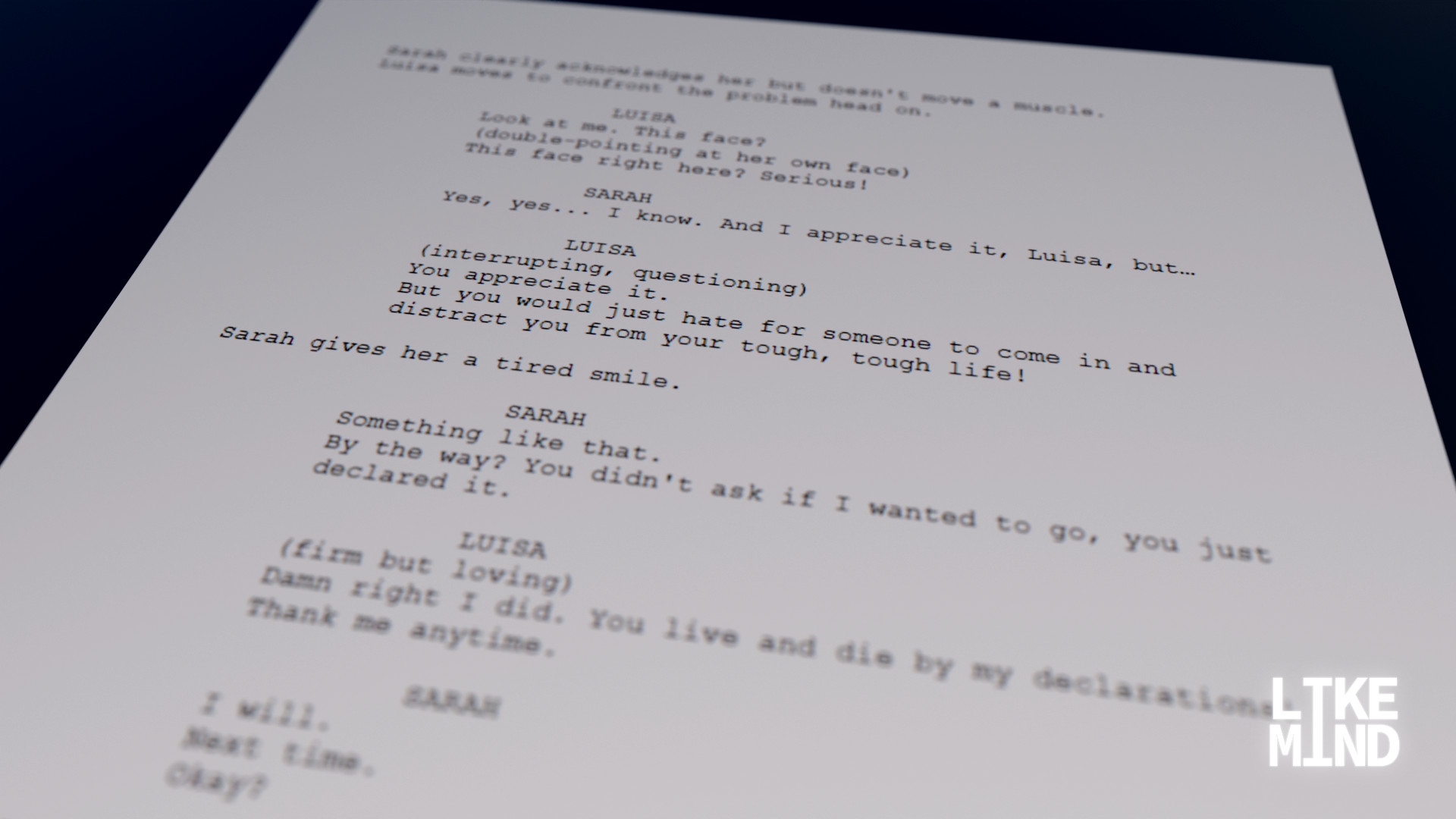 Likemind screenplay excerpt 4